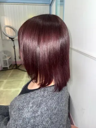 ミディアム カラー TECHRISE豊橋店所属・坂柳 朱音のヘアスタイル