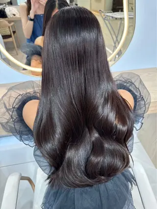 ロング カラー 🔮韓国スタイル/艶 カラー/あやか🔮のヘアスタイル