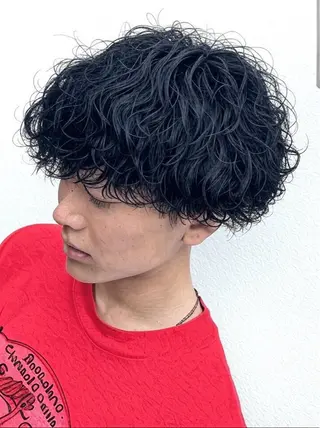 パーマ メンズ 山口稜太 メンズ/波巻きパーマのヘアスタイル