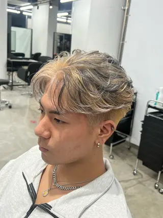 ショート カラー メンズ PIA hair design所属・湖城 恵吾のヘアスタイル