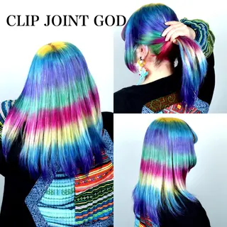 セミロング カラー 秋葉 洸平のヘアスタイル