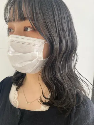 ミディアム カラー ヒラノホナミ 🫧髪質改善🫧のヘアスタイル