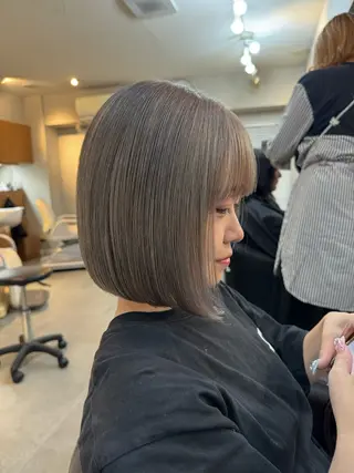 ショート カラー トレンド透明感カラー ☘️大貫 昂涼🐹のヘアスタイル