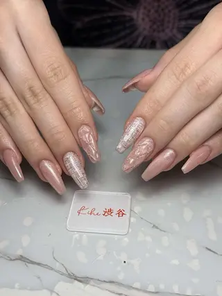 ネイル 💕鈴木ユリ パラジェル/オフ無料のネイルデザイン