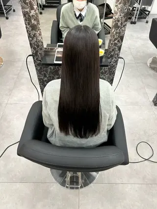 ロング 山田 航平のヘアスタイル