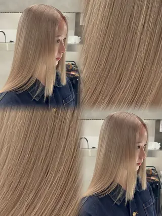 ミディアム カラー ベレーザ渋谷所属・圧倒的クオリティのブ リーチ/Tomokiのヘアスタイル