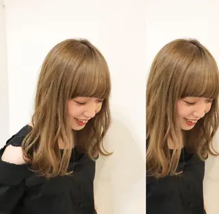 ロング カラー ワタベ ハヤト/ トップデザイナーのヘアスタイル