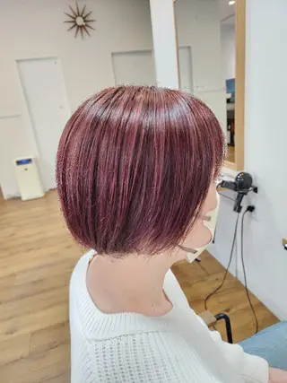 ミディアム カラー 近森 美帆[モーラ高石店]のヘアスタイル