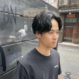 ショート パーマ メンズ 名駅Private Salon　Noaのヘアスタイル