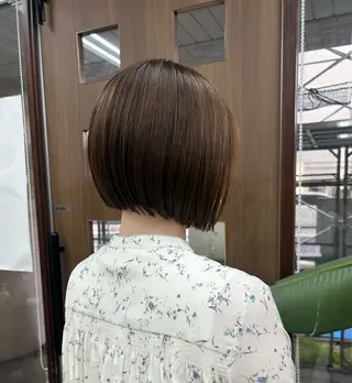 ミディアム ダブルカラー/韓国 ヘア/さわのあかねのヘアスタイル