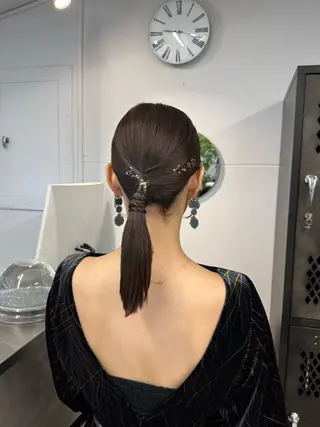 セミロング INORI /フェイスレイヤーのヘアスタイル