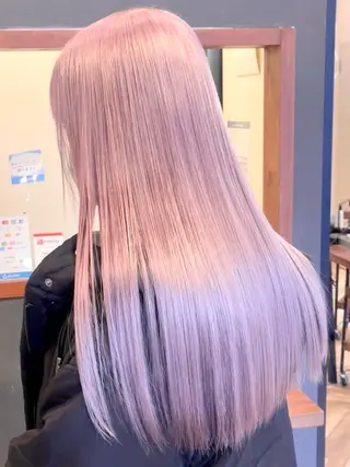 ロング カラー 平山 采弥のヘアスタイル