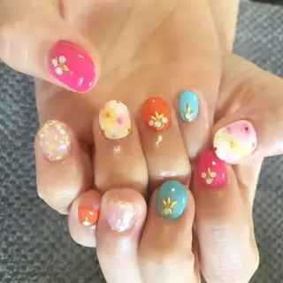 ネイル ツメトマツゲ .のネイルデザイン