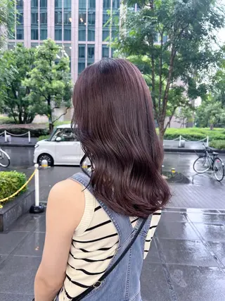 ロング 透明感カラー/ 髪質改善✨️💞萌愛のヘアスタイル
