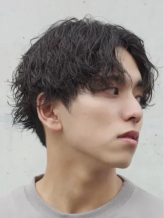 ショート パーマ メンズ fifth_Oita 安藤海哉のヘアスタイル