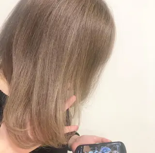 セミロング カラー sail所属・sail hairのヘアスタイル