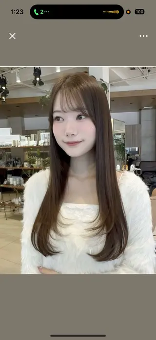 ロング ショート/レイヤー/ 山見陽のヘアスタイル