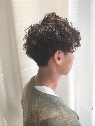 ショート メンズツイスパ ショートフクヤマシンのヘアスタイル