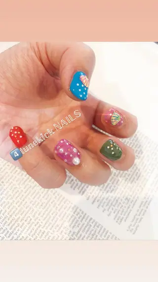 ネイル 4tunekick NAILS(フォーチュンキックネイルズ)所属・光森 淳子のネイルデザイン