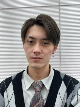 メンズ パーマ/艶カラー/ Rukiaのヘアスタイル