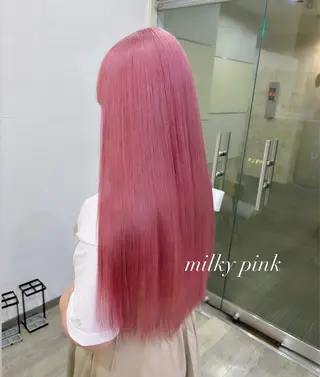 ロング カラー inq sakae所属・りん🌷︎名古屋 ブリーチカラーのヘアスタイル