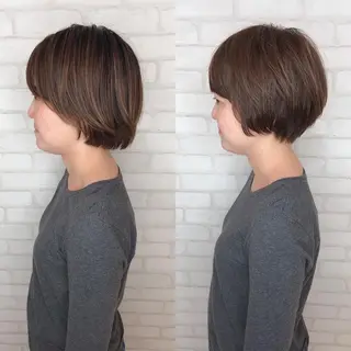 ショート アビリタ 警固のヘアスタイル