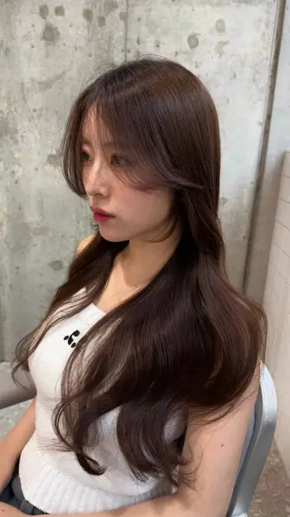 ロング 新宿/髪質改善/暖色 カラー/shiyuのヘアスタイル