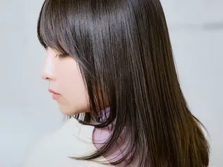 ロング 西川 仁のヘアスタイル