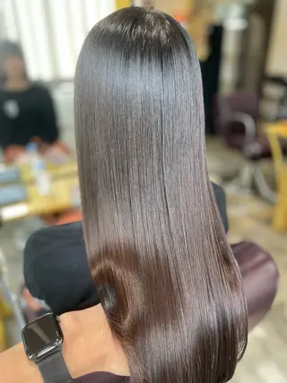 ミディアム 心斎橋/縮毛矯正/ 髪質改善　吉見勇亮のヘアスタイル