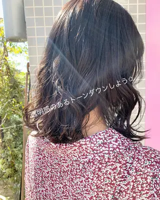 ロング カラー DiMPlE  ディンプル所属・🌸スタイリスト 山浦美恵のヘアスタイル