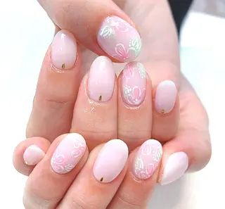 ショート カラー パーマ ヘアアレンジ メンズ キッズ ネイル マツエク・マツパ feey ⁑erinaのネイルデザイン