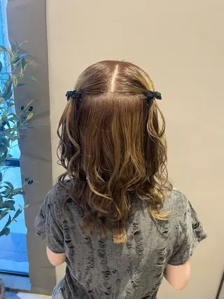 ヘアアレンジ 暖色/顔周り /ヘアメ/あつはのヘアスタイル