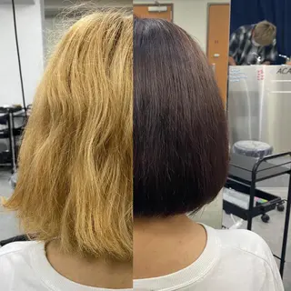 ショート カラー ヘアアレンジ メンズ特化 水口湧太のヘアスタイル