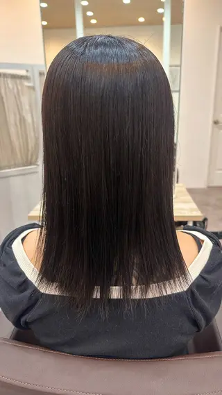 セミロング Agu hair muta 大牟田所属・スタイリスト 大山佑将のヘアスタイル