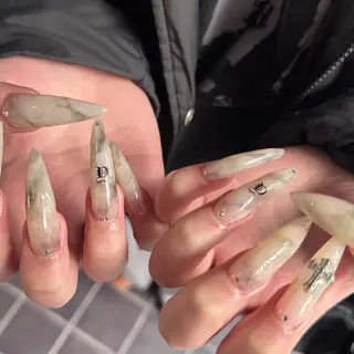 ロング 小川 柚香のネイルデザイン