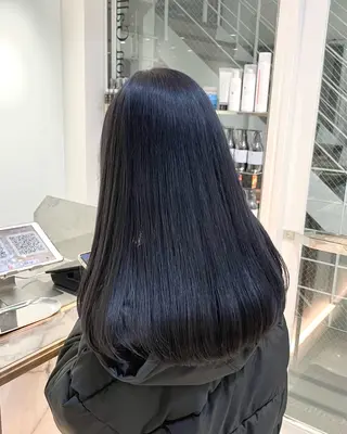 ロング カラー ツヤ髪/韓国ヘア 💎Nokaのヘアスタイル