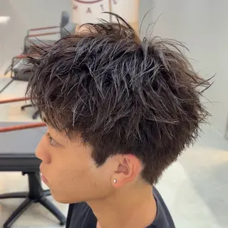 ショート パーマ メンズ STAND博多所属・⛽️STAND 博多⛽️のヘアスタイル