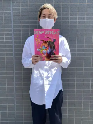 ショート カラー 似合わせ レイヤー須川のヘアスタイル