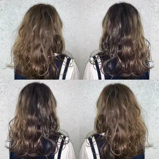 セミロング カラー もにか🌞原宿/渋谷 🌝ブリーチカラーのヘアスタイル