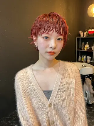 ショート カラー トレンド×デザイン DEAN岡崎店のヘアスタイル