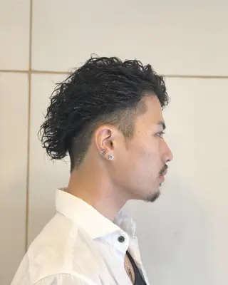 ミディアム メンズ エースヘアー所属・エースヘアー KENTAのヘアスタイル