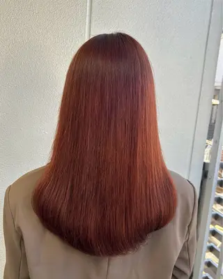 セミロング カラー 《暖色/韓国hair 》🇰🇷桑原ユキネのヘアスタイル