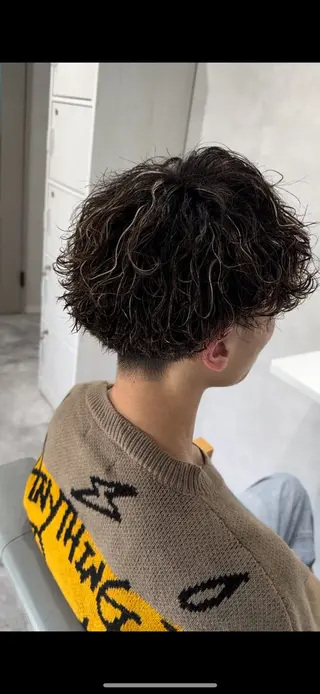 パーマ メンズ リュウタ ダイキのヘアスタイル