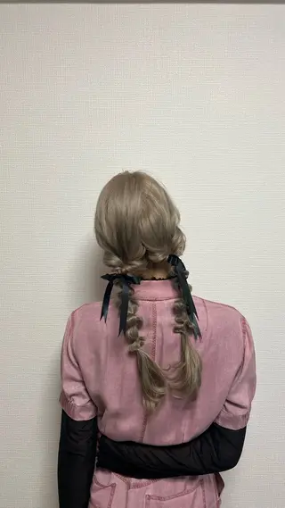 ロング ヘアアレンジ カラー/ヘアセット Nanami💗のヘアスタイル
