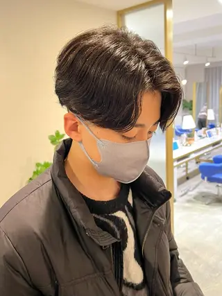 ショート パーマ メンズ men’s salon NOA solte. 【メンズサロン ノアソルテ】所属・メンズパーマ職人 加藤 弘貴のヘアスタイル