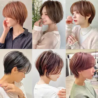 ショート カラー LA KING GINZA TOKYO所属・🧡ショートの達人 🧡SHOのヘアスタイル