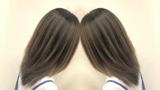 ミディアム カラー アンドウ ユウ/ レイヤーカット/韓国のヘアスタイル