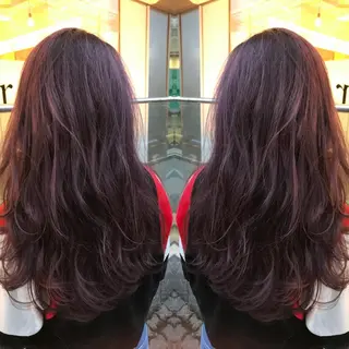 ロング カラー 青木 茂樹⭐️ 透明感カラーのヘアスタイル