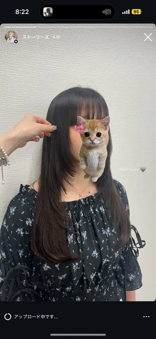 ロング 透ける透明感カラー 🤍anju🎀のヘアスタイル