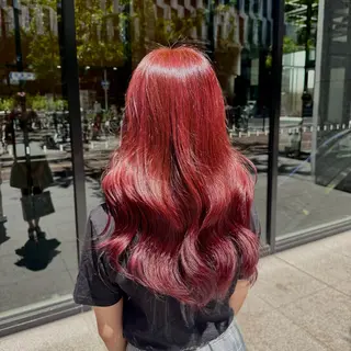 ロング カラー OUD尼崎 KAO🍀🫧のヘアスタイル